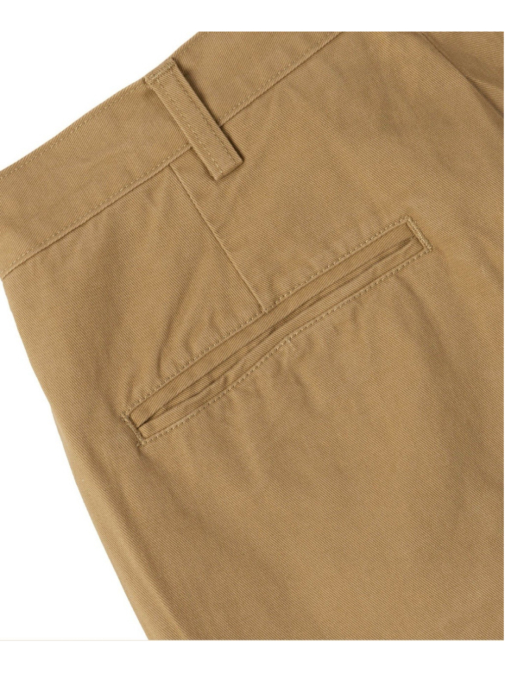 100% Cotton Non-Stock MFG 1930s IVY Style Double Pleated Chino Trousers Yellow L - Picture 8 of 8